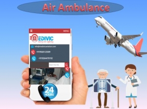 Get Most Demanding Air ambulance in Bhopal by Medivic Aviati